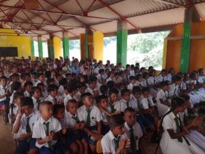 School Children participating in MP Sri Lanka activity