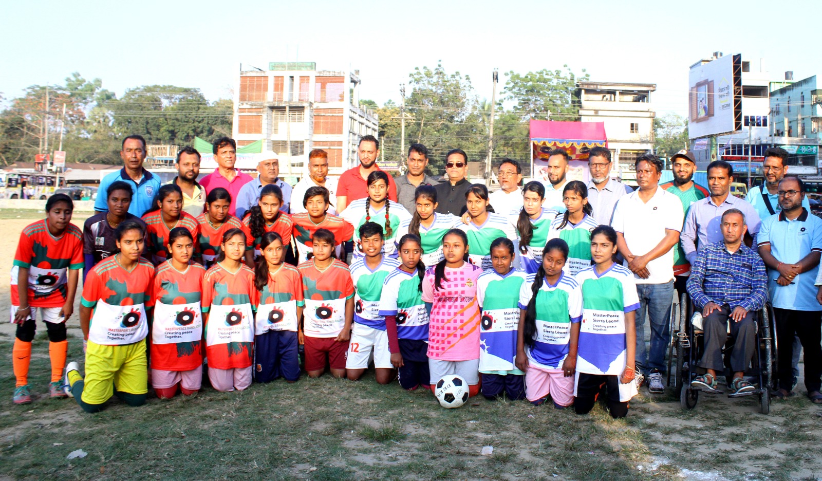 MasterPeace Bangladesh and MasterPeace Sierra Leone came together to celebrate International Women’s Day through Sports