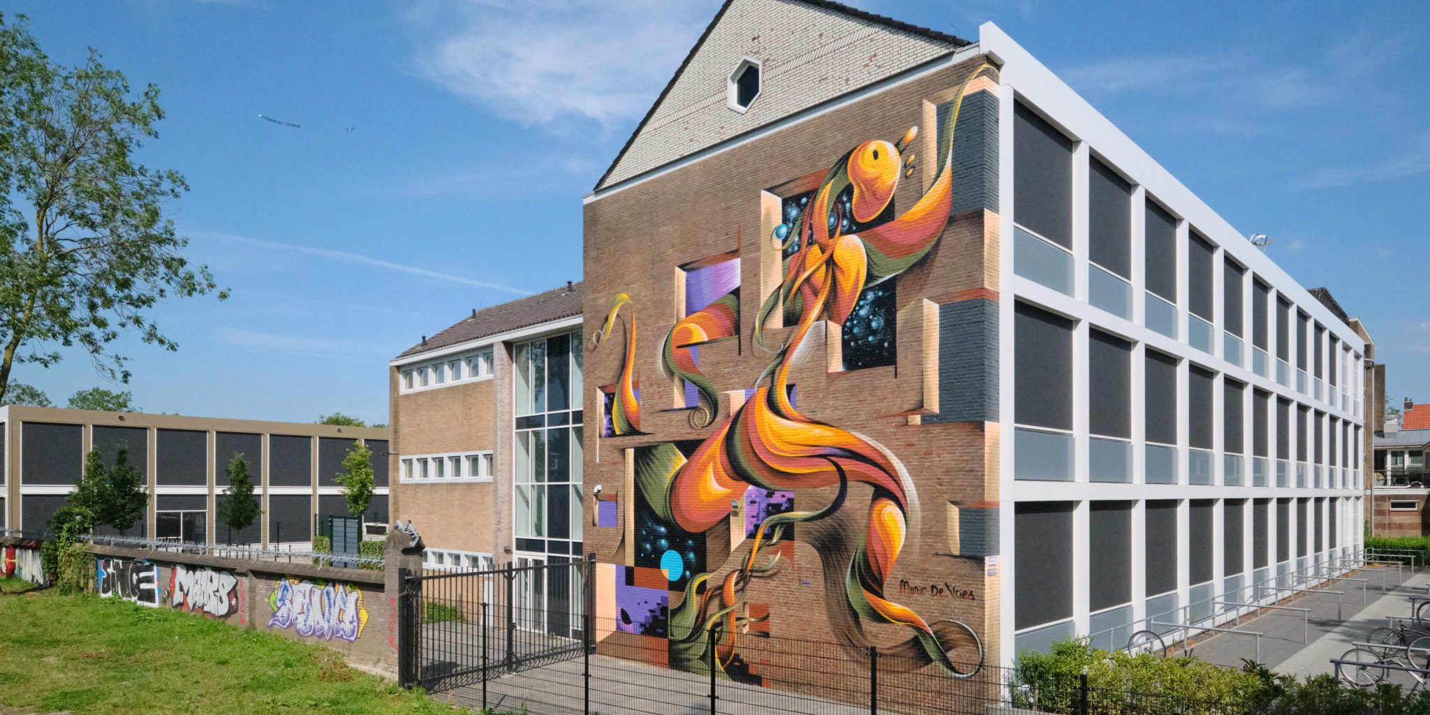 Wall of Connection op het St. Bonifatius College – NEDERLANDS