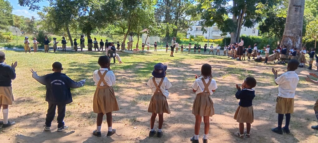Masterpeace Zimbabwe Visit to Kindness Crew Peace Club at Treasured Gems Preparatory School.